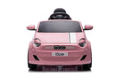 Macchina Elettrica per Bambini Licenza Fiat 500 12V Rosa