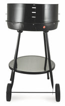Barbecue a Carbone Carbonella Tondo Ø50 cm con Ruote Soriani Sun-day Nero
