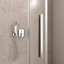 Box Doccia Angolare 70x130 cm 1 Anta Scorrevole in Cristallo Trasparente Bonussi Eliane Varie Misure