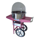 Macchina per Zucchero Filato Professionale Elettrica con Cupola Trasparente e Carrello Happy Air Events