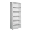 Libreria 6 Ripiani 72,3x34,1x177,1 cm in Truciolare Nobilitato Bianca