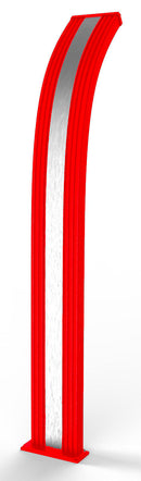 Doccia Solare da Giardino 40L Miscelatore Nebulizzatore e Lavapiedi Arkema Dada Fascia Inox Cherry