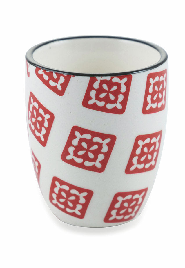 Set 6 Tazzine Senza Manico Ø5x6,5 cm in Gres Villa d'Este Home Tivoli Confusion