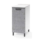 Base cucina con anta 40x50x85H cm cemento