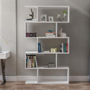 Libreria 90x157h cm 5 ripiani Volans bianca  