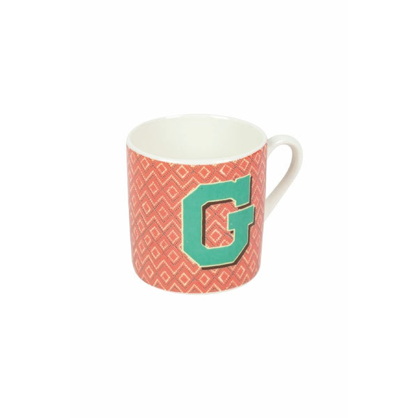 Tazzina da Caffè con Lettera “G” Ø5,3x5,5 cm in New Bone China VdE Tivoli 1996 Monogram prezzo