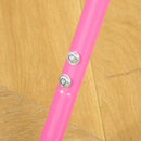 Barra Trazioni per Bambini 148x105x88-128 cm 4 Altezze Regolabili in Acciaio Rosa