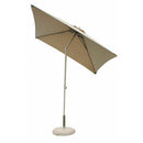 Ombrellone da Giardino Nice 2x2 m in Alluminio Tortora