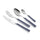 Servizio Set di Posate 24 pezzi in Acciaio Inox Eme Candy Grigio 432