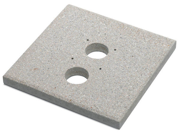 online Base Quadrata 40x40x4 cm per Fontana 42/SRV in Cemento Belfer 42/BSE/9 Grigio