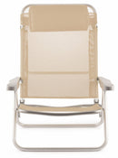 Sedia Mare Spiaggina Pieghevole in Alluminio Soriani Brasile Avorio