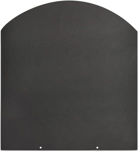 Pedana Salvapavimento per Stufe a Pellet e Legna 100x90 cm in Acciaio Nera sconto