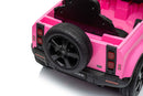 Macchina Elettrica per Bambini Licenza Land Rover Defender Small 12V con Telecomando Rosa