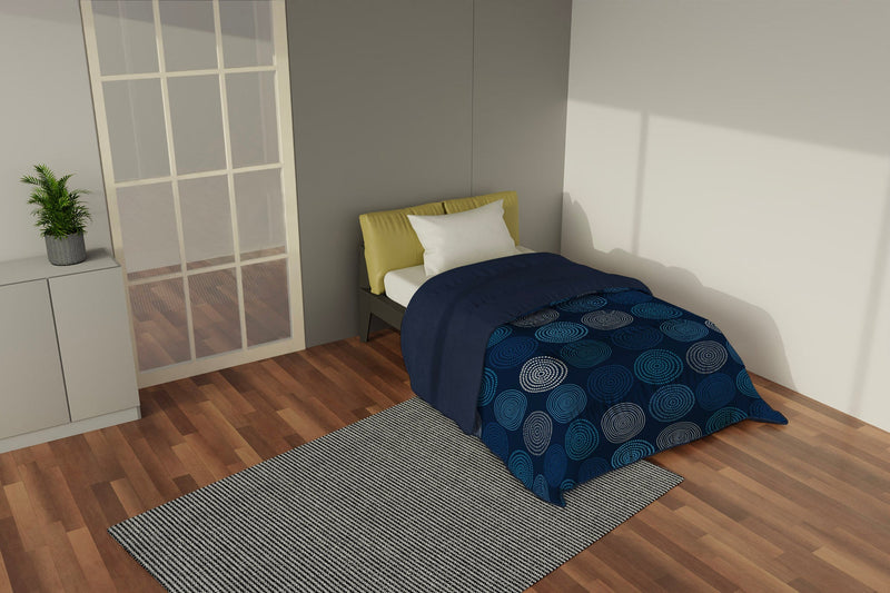 Trapunta Invernale Stampata in Microfibra 300gr Double Face Ipnotic Varie Misure