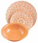 Servizio Piatti 18 Pezzi in Hard Dolomite Villa d'Este Home Tivoli Cala Blanca Multicolor