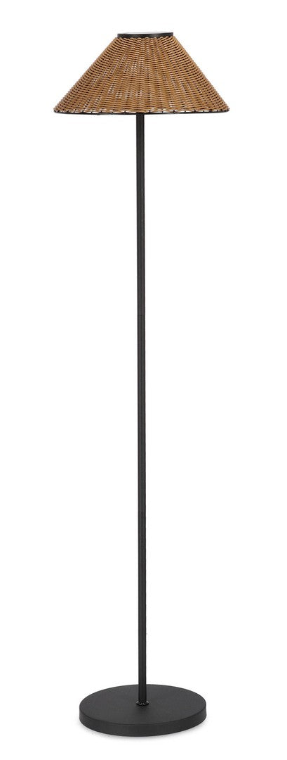 Lampada da Terra a Led con Ricarica Solare Ø40x160 cm in Acciaio Kalyan Natural online