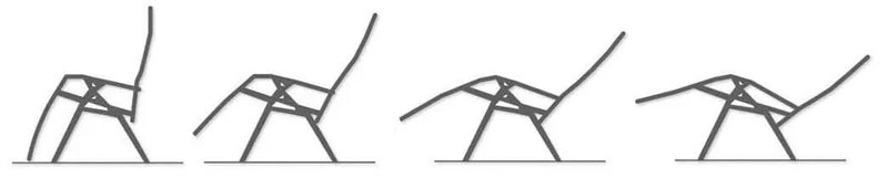 Sedia Sdraio Zero Gravity Reclinabile Pieghevole in Acciaio e Textilene Siesta Beige