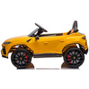 Macchina Elettrica per Bambini 12V con Licenza Lamborghini Urus Gialla