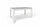 Tavolo Allungabile 140/00x80x75 cm Cemento e Ossido Bianco