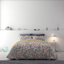 Copripiumino Double Face con Federe Stampato Sketch Varie Misure