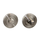 Set di Nottolino su Rosetta Rotonda per Porta Interna 50 mm Zama Nichel Satinato 5 Pezzi Emuca