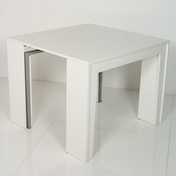 acquista Consolle Allungabile in Legno H75x42x90/302cm Itamoby Magica Bianco Lucido Classica
