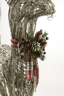 Renna in Rattan 60x25xH100 cm Soriani Oro