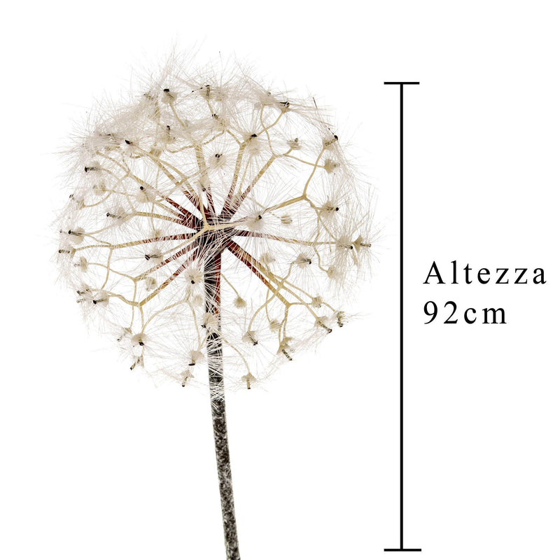 Set 2 Fiori Artificiali di Dandelion Altezza 92 cm 