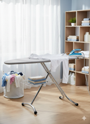 Asse da Stiro Confort Profi 125x48 cm con Supporto per Caldaia Estraibile e Ripiano In Acciaio