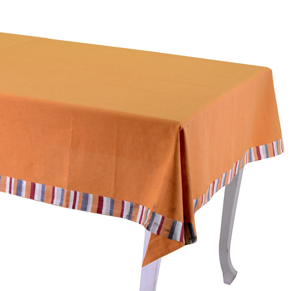 sconto Tovaglia Rettangolare 140x240 cm in Cotone 180 GSM Stripe Bordeaux
