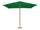 Ombrellone da Giardino 3x2 m Palo Ø48 mm in Polietilene Verde