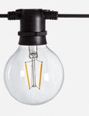 Catena Brillant 10 Led Trasp in Vetro