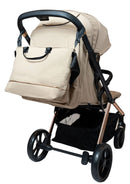 Passeggino Pieghevole Chiusura Automatica per Bambini Barotti Mega Beige