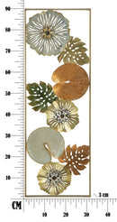 Pannello Leaf 31,5x3x90 cm in Ferro
