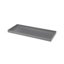 Sottovaso Rettangolare per Vaso a Cassettone Schio Tera Cassa Smoke 60x24,5 cm in Plastica Grigio 