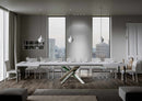 Tavolo Allungabile 130-390x90x77 cm Volantis Bianco Frassino