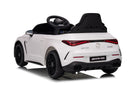 Macchina Elettrica per Bambini 12V Licenza Ufficiale Mercedes CLE53 Sedile in Pelle Bianco