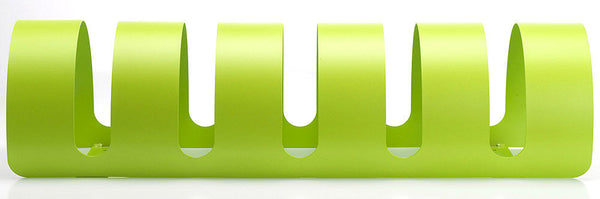 sconto Rastelliera Portabici 5 Posti in Ferro 90x30x23 cm Belfer Bike Rack 42/PB Verde Acido