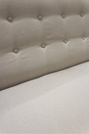 Divano 2 Posti 137x75x89 cm in Tessuto Soriani Ecrù