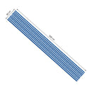 Telo Ombreggiante da Giardino in HDPE 5x0,9 m  Righe Bianco e Blu
