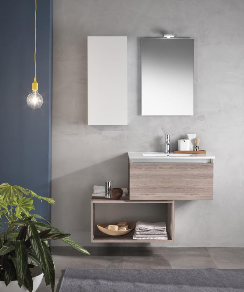 Mobile Bagno Sospeso 106cm TFT Ibiza Tabacco Chiaro