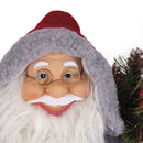 Pupazzo Babbo Natale H50 cm in Stoffa Rosso