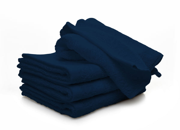 Set Spugna Asciugamani Ospite + Salvietta Blu Scuro acquista