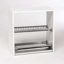 Scolapiatti Colapiatti ad Incasso in Acciaio Inox 86x30cm con Raccogligoccia Fumer