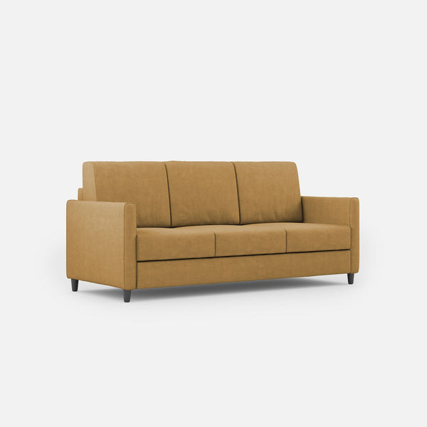 Divano 3 Posti 198x85x85 cm Karay in Tessuto Ocra online