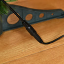 Albero di Natale Artificiale 60 cm 55 Rami con Fibra Ottica Verde 