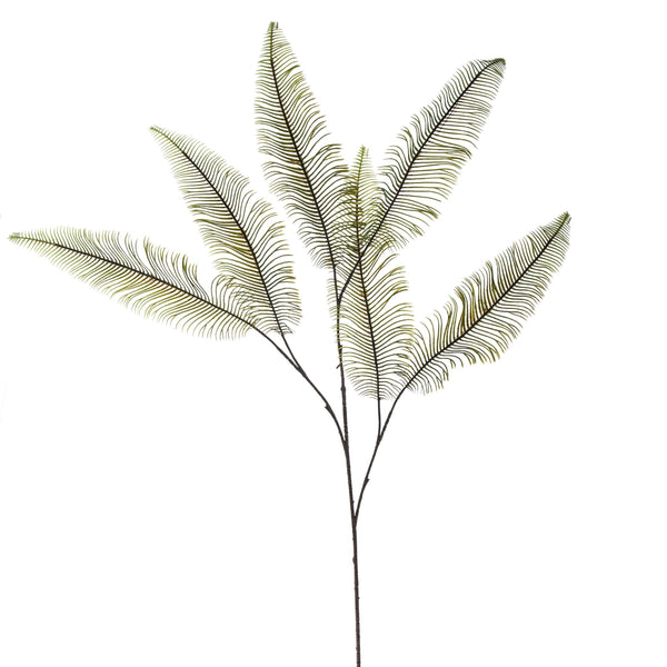 sconto Set 3 Rami Artificiali di Cicas a 6 Diramazioni Altezza 102 cm Verde