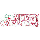 Scritta Luminosa Merry Christmas 154x47 cm Multicolore 588 LED IP44 Uso Esterno