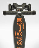 Monopattino 3 ruote Telescopico Max 70Kg Micro Maxi Deluxe Nero