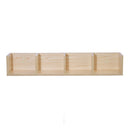 Mensola Scaffale Libreria Porta CD in Legno 95x17x16.5 cm 